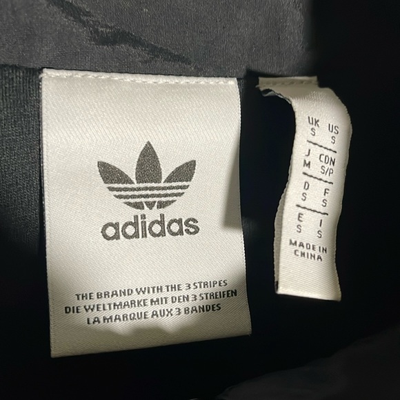 Adidas Planetoid Track Jacket Black White Size Small - Picture 3 of 7